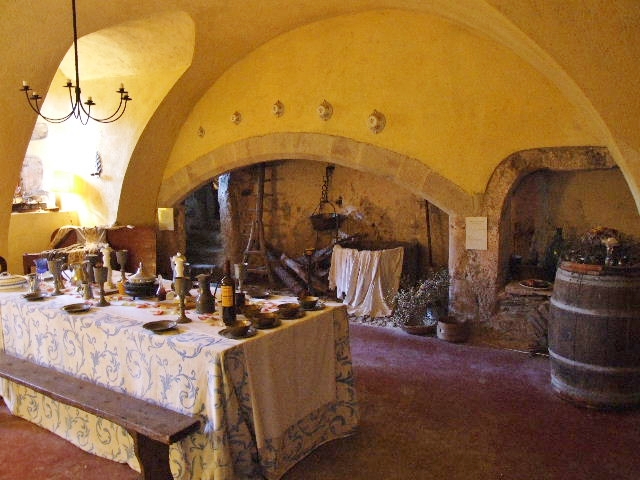 Intérieur du château de Fayet 